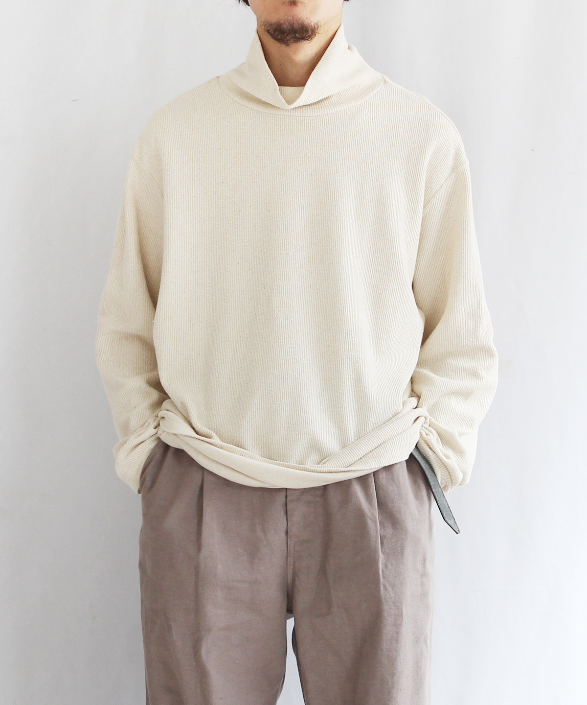 UpcycleLino】ツイストWフェイスハイネック｜nest Robe ONLINE SHOP