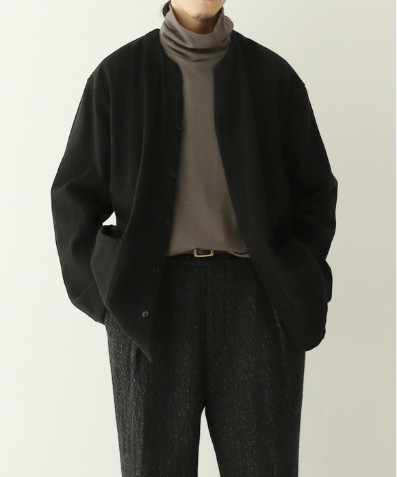 ルーズデニム キーネックカバーシャツ｜nest Robe ONLINE SHOP