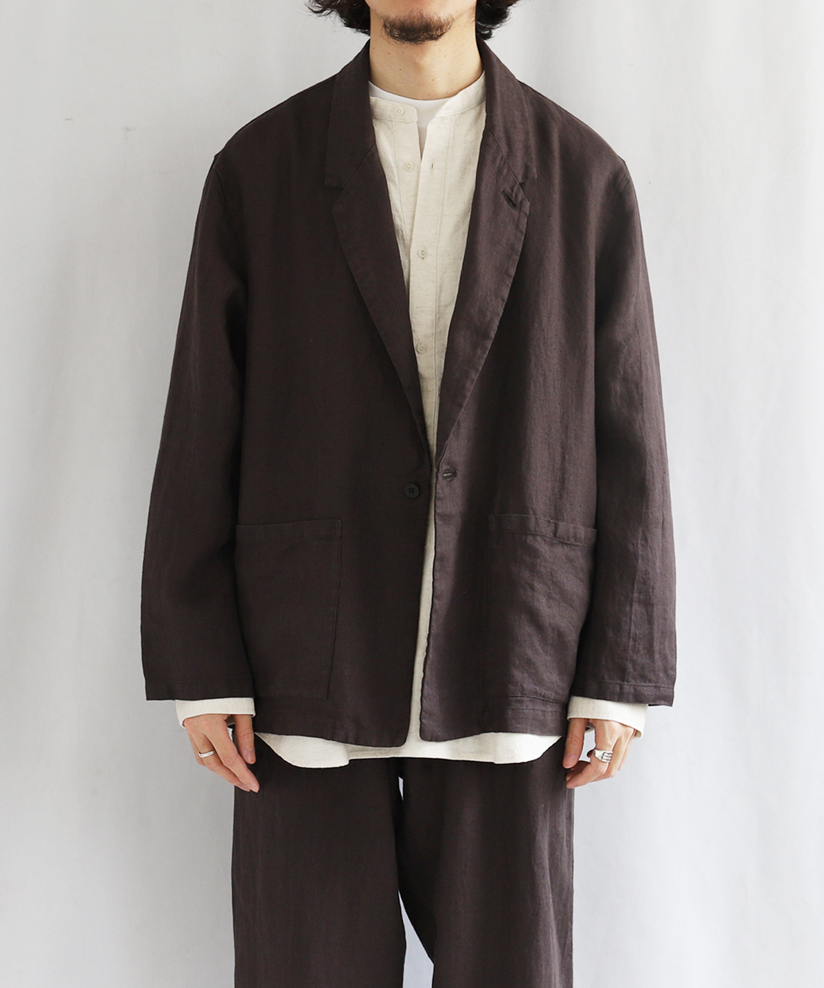 リネンアムンゼン イージージャケット｜nest Robe ONLINE SHOP