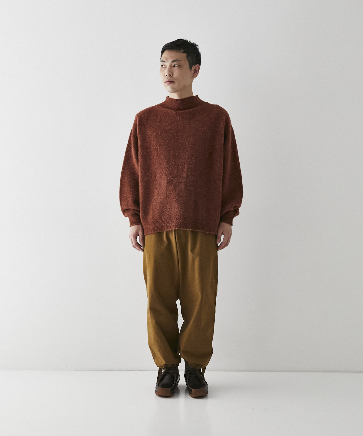 コットンシルクネップ オーバーパンツ｜nest Robe ONLINE SHOP