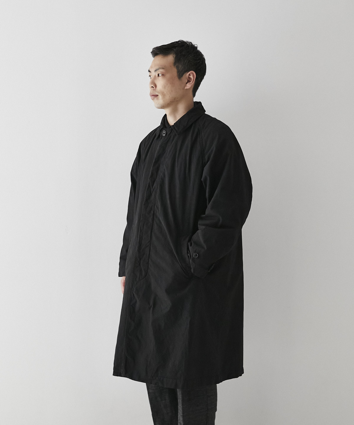 スーピマコットン ステンカラーコート｜nest Robe ONLINE SHOP