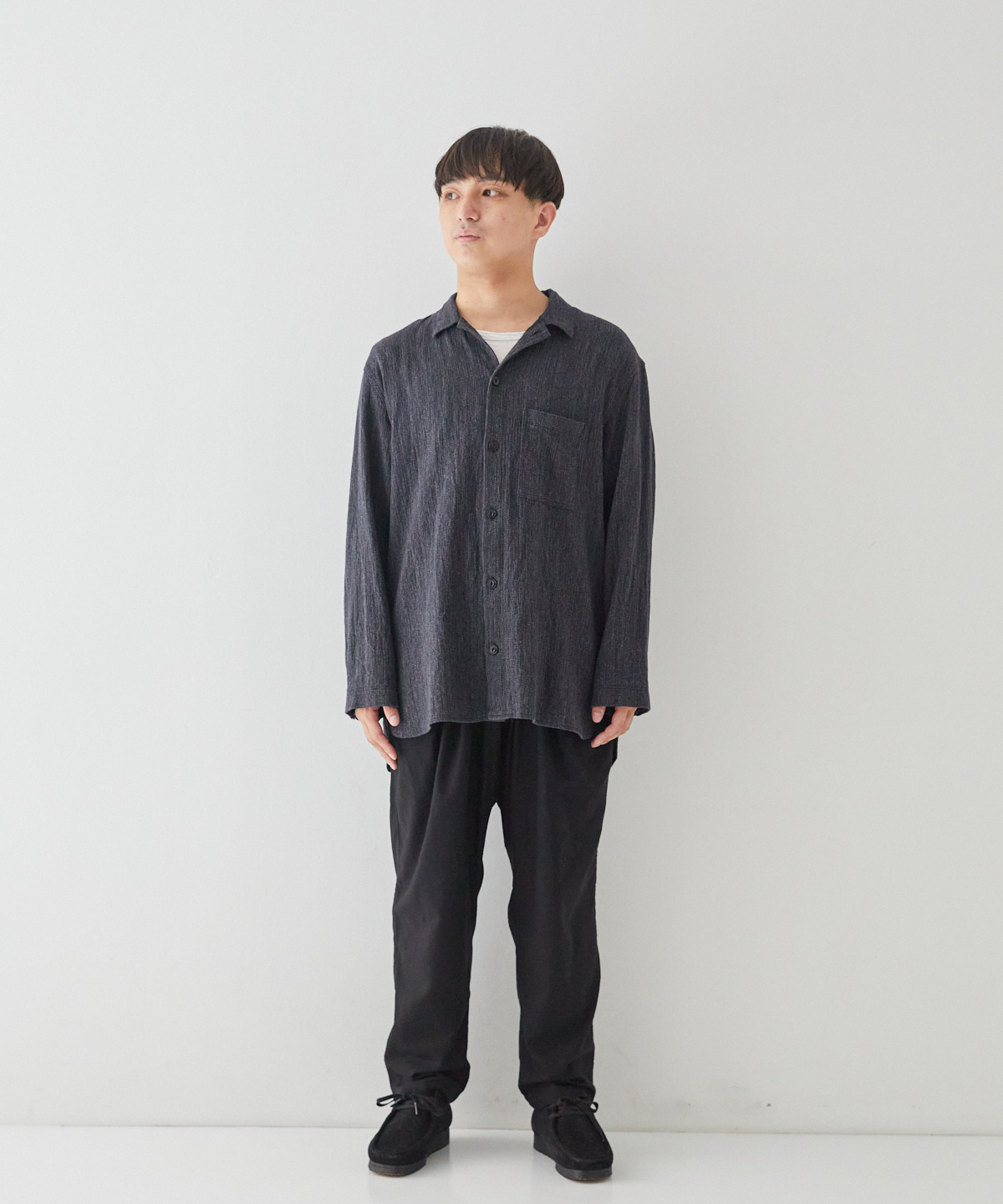 コットンドビー ワークシャツ｜nest Robe ONLINE SHOP