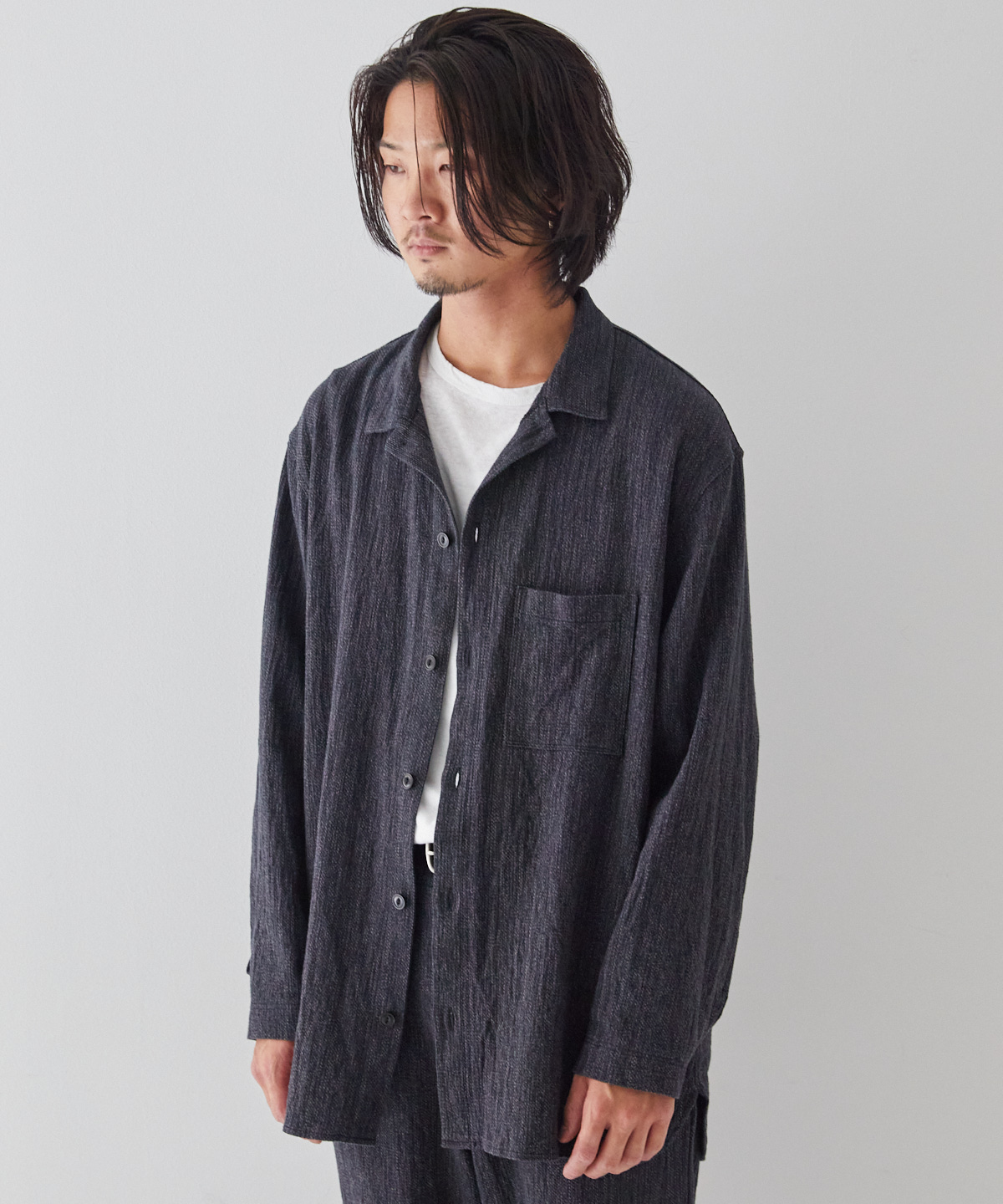 コットンドビー ワークシャツ｜nest Robe ONLINE SHOP