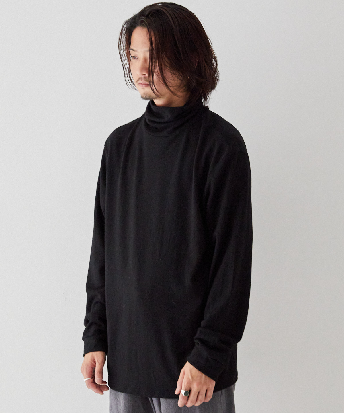 ウォッシャブルウール タートルネックプルオーバー｜nest Robe ONLINE SHOP