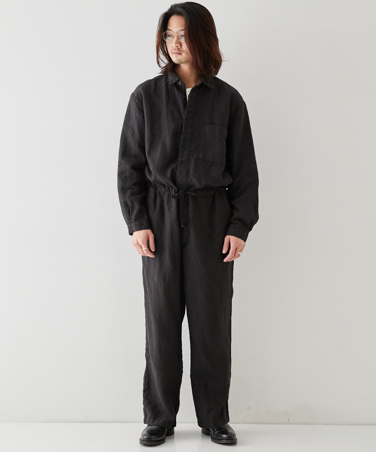 リネンキャンバス ジャンプスーツ｜nest Robe ONLINE SHOP