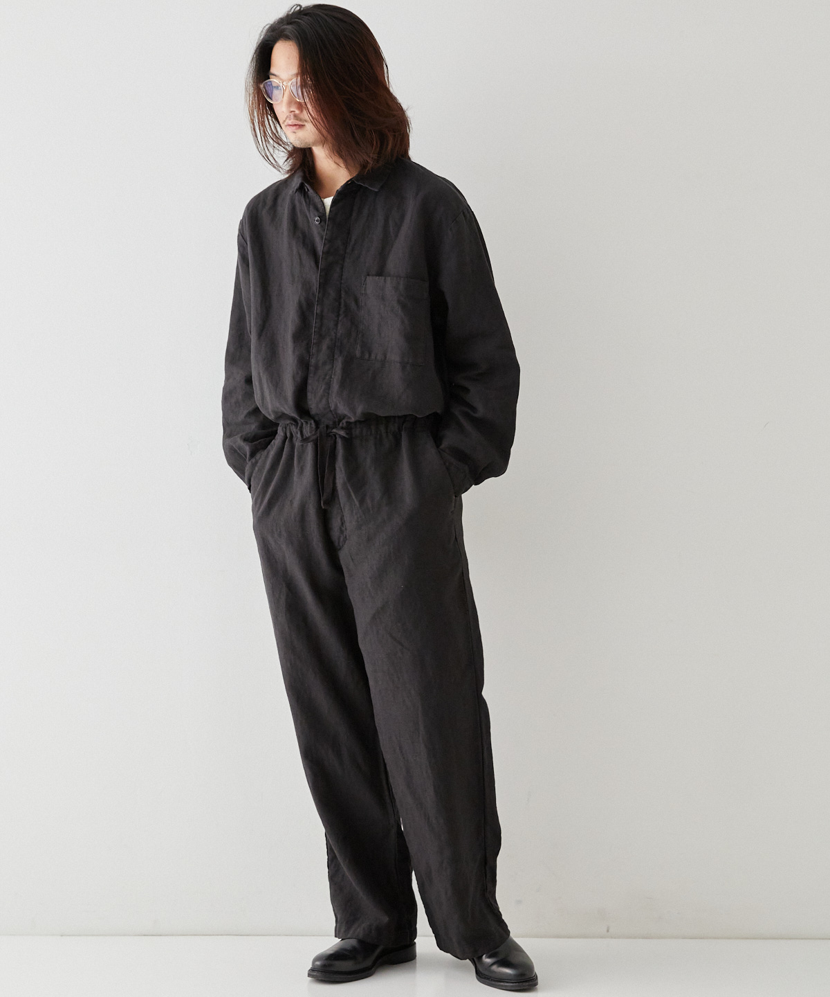 リネンキャンバス ジャンプスーツ｜nest Robe ONLINE SHOP