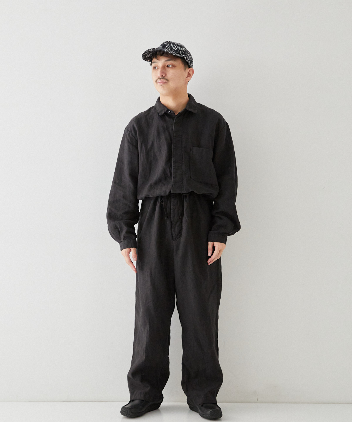 リネンキャンバス ジャンプスーツ｜nest Robe ONLINE SHOP