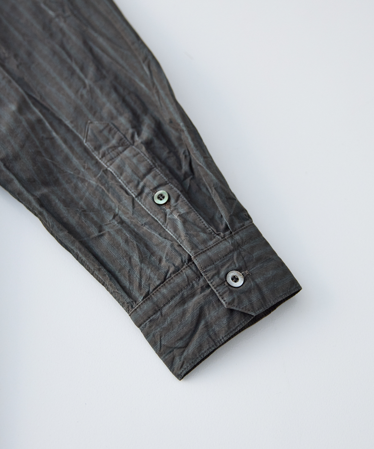 顔料コーティング ストライプ シャツ｜nest Robe / CONFECT ONLINE SHOP