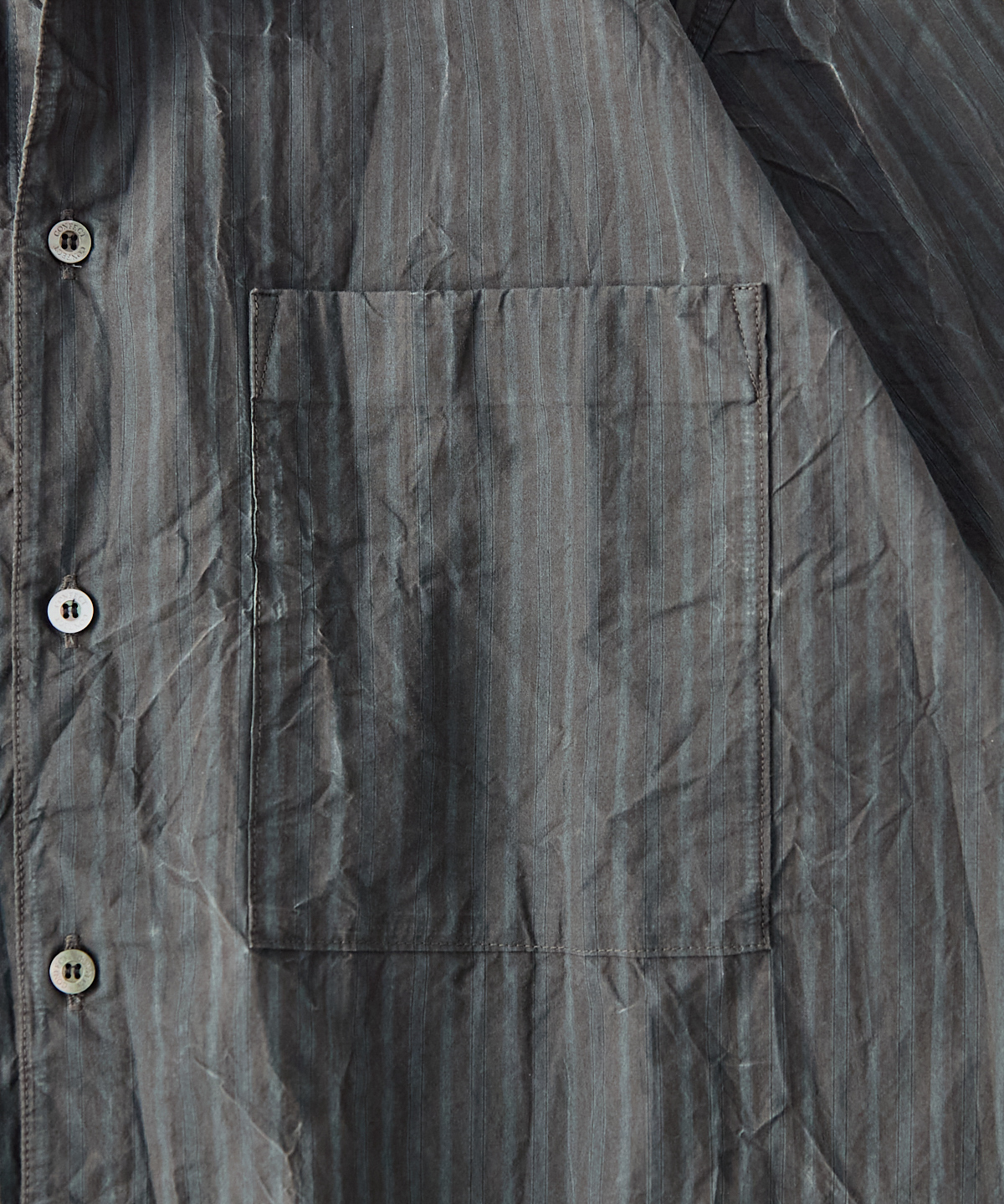 顔料コーティング ストライプ シャツ｜nest Robe / CONFECT ONLINE SHOP