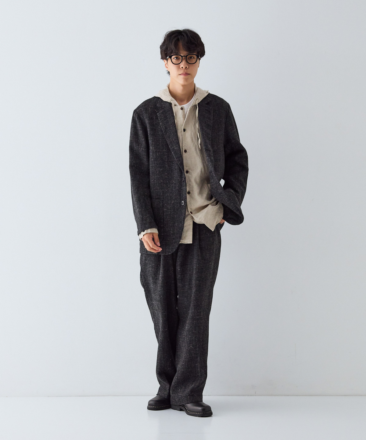 杢ツイード ジャケット｜nest Robe / CONFECT ONLINE SHOP