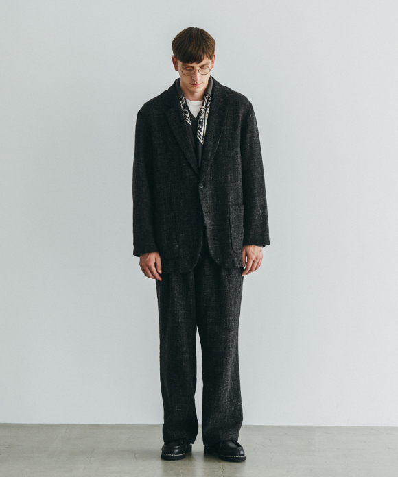 nest Robe Confect カバーオール インディゴ染 ブラック FADE INDIGO IN SUMMER｜nest Robe / CONFECT ONLINE SHOP