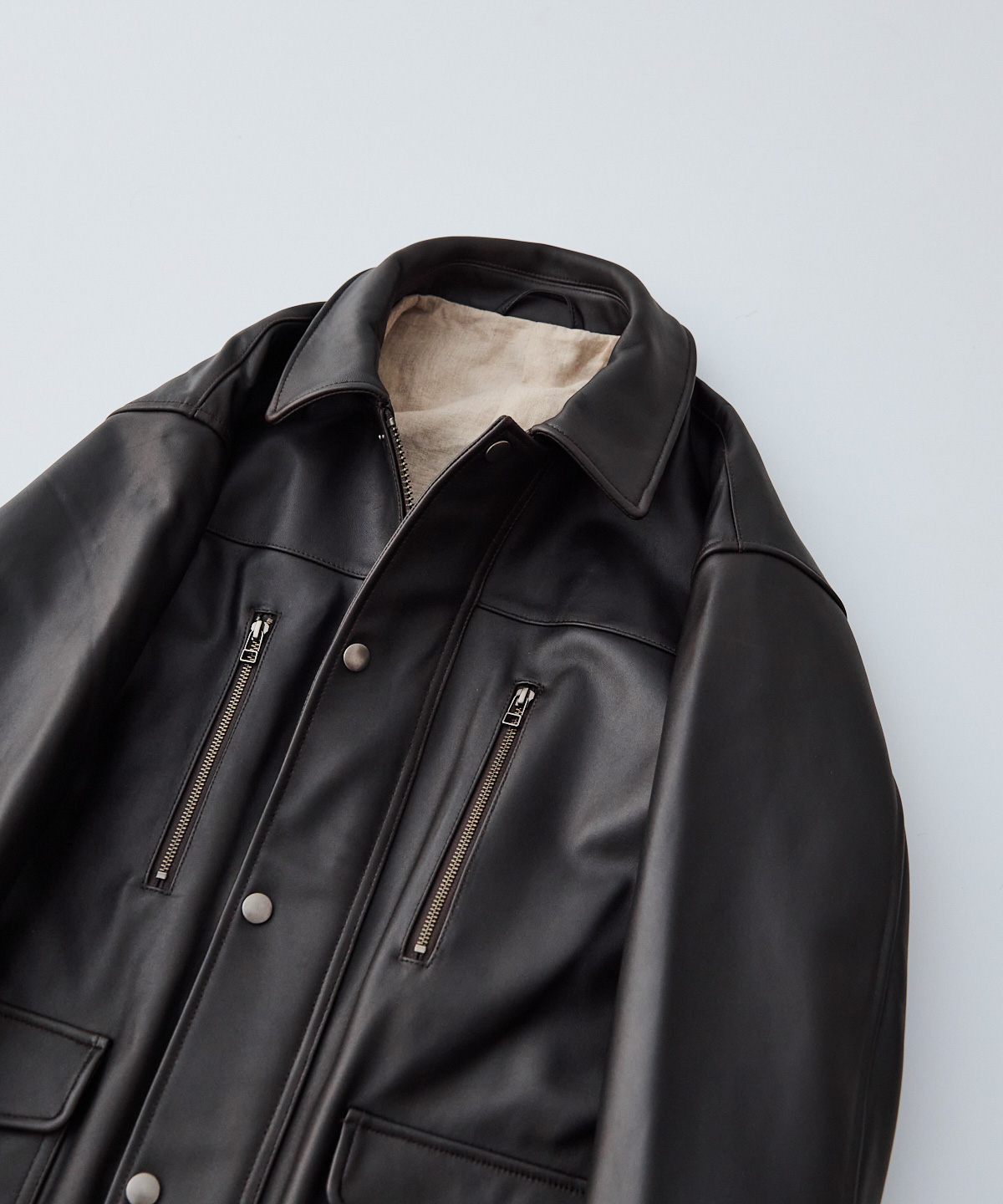 ラムレザー ハンティングジャケット｜nest Robe / CONFECT