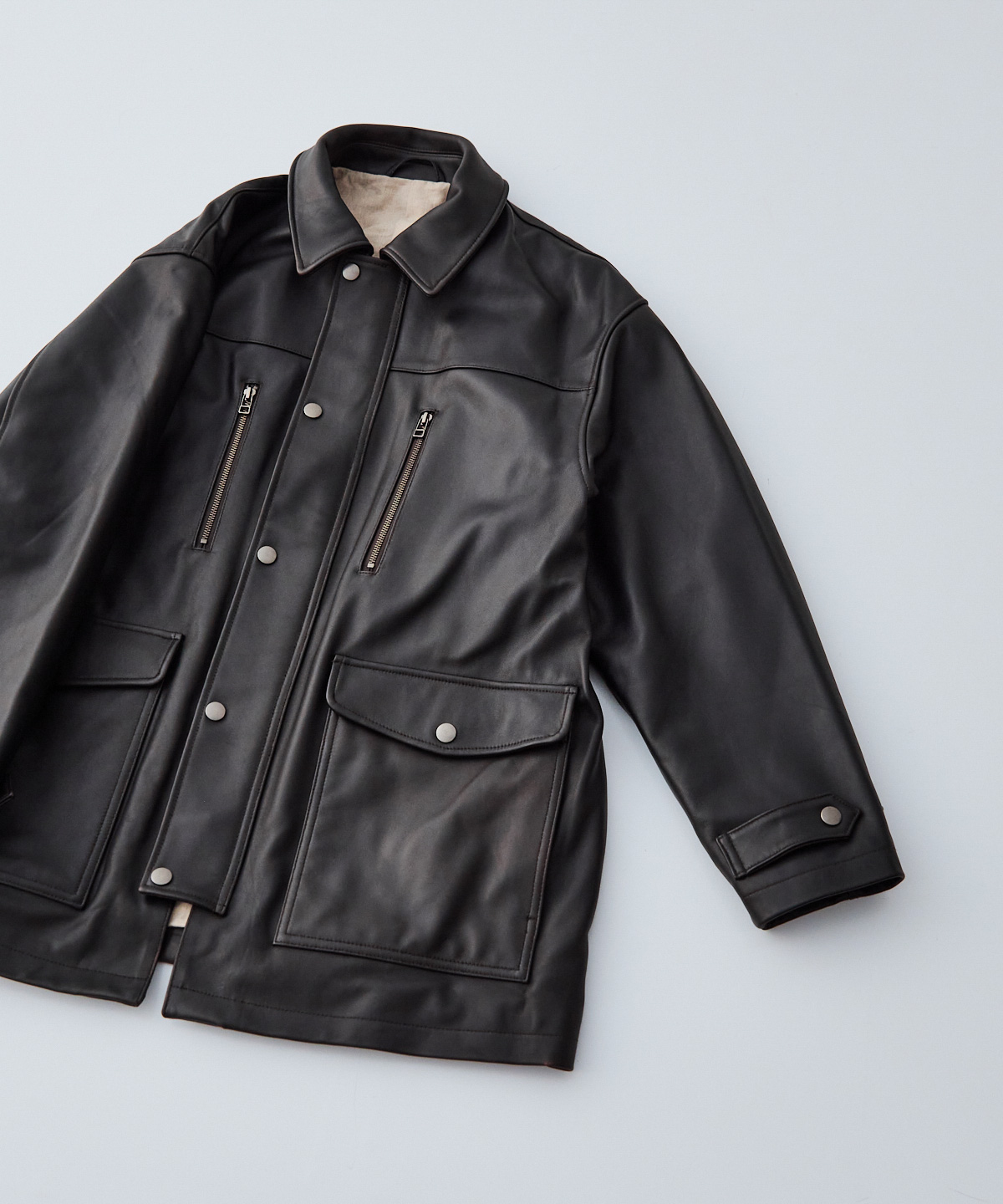 ラムレザー ハンティングジャケット｜nest Robe / CONFECT