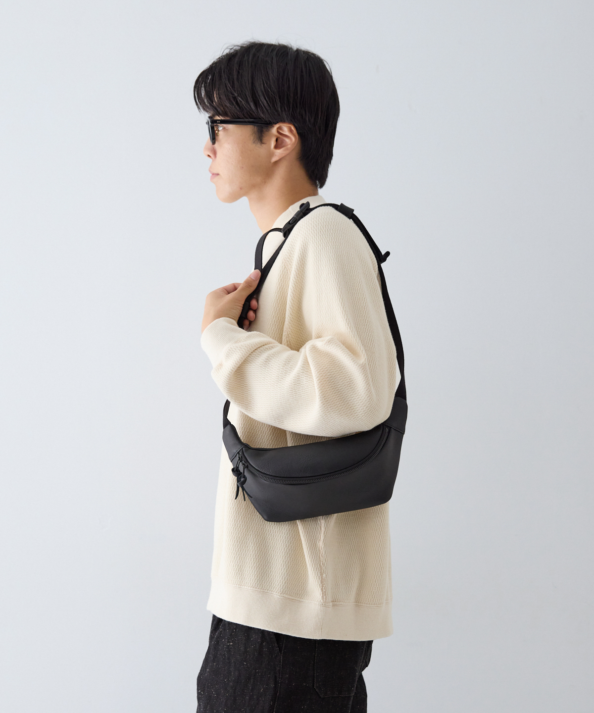 nest Robe CONFECT バレンシアレザー マルチポーチ 黒　未使用品 Valencia Leather 5 Items ｜nest Robe / CONFECT ONLINE SHOP