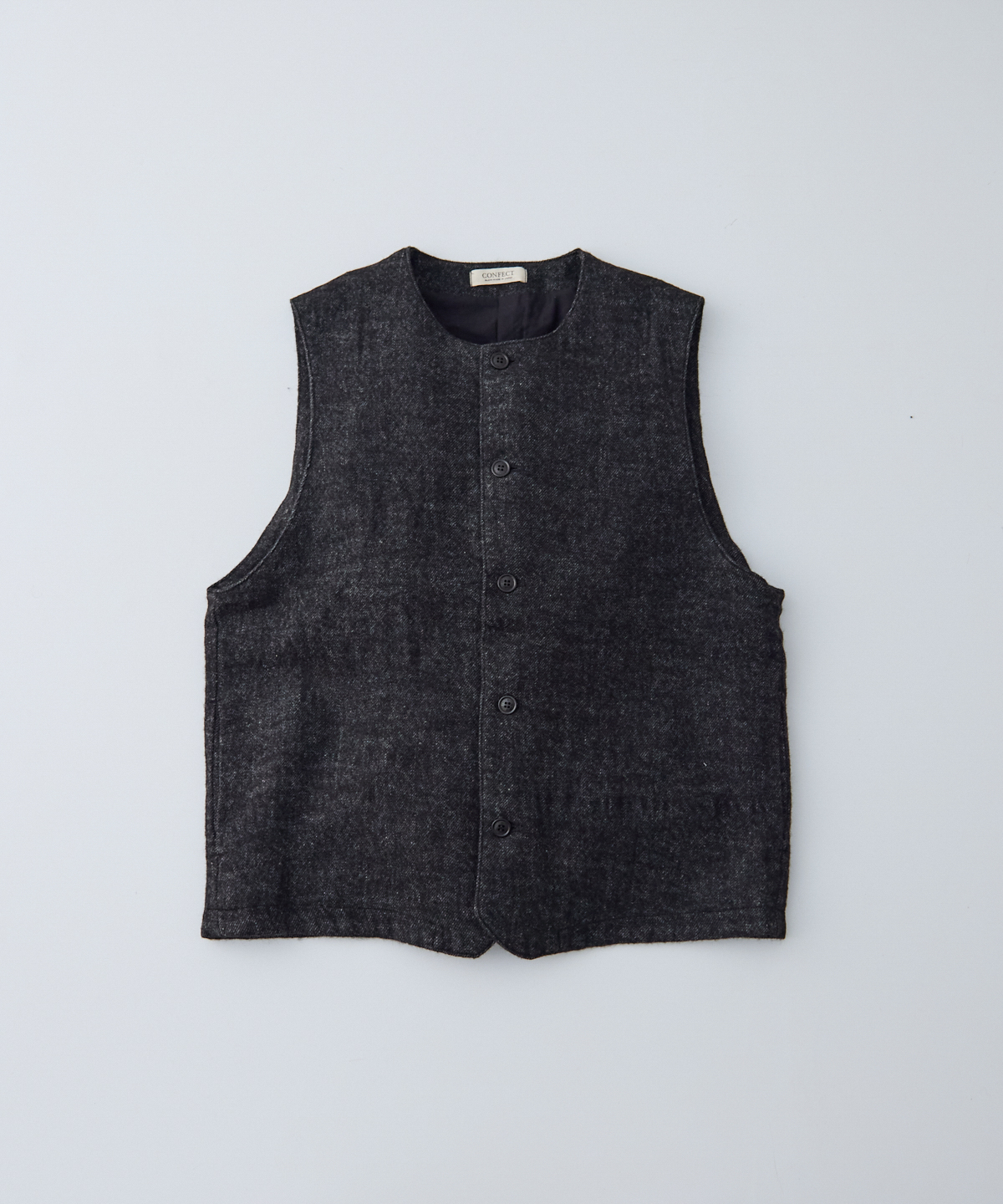ウールリネン クルーネックベスト｜nest Robe / CONFECT ONLINE SHOP