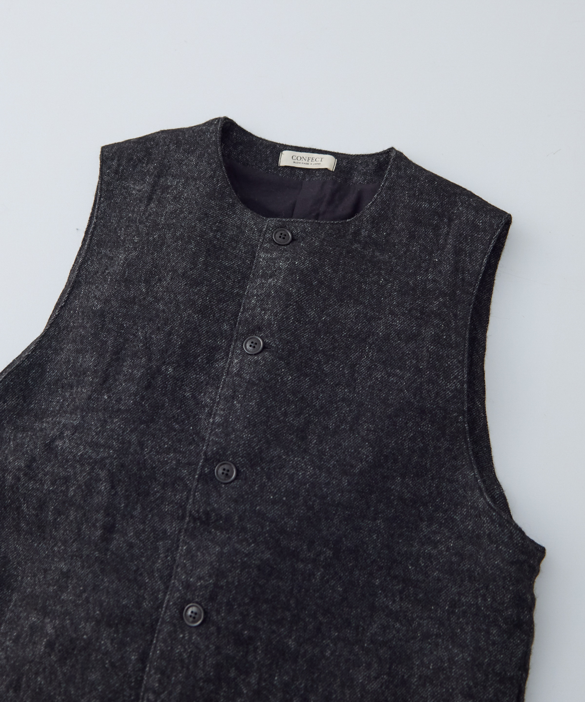 nest Robe CONFECT リネンクルーネックベスト nest Robe CONFECT リネンクルーネックベスト リネンベスト