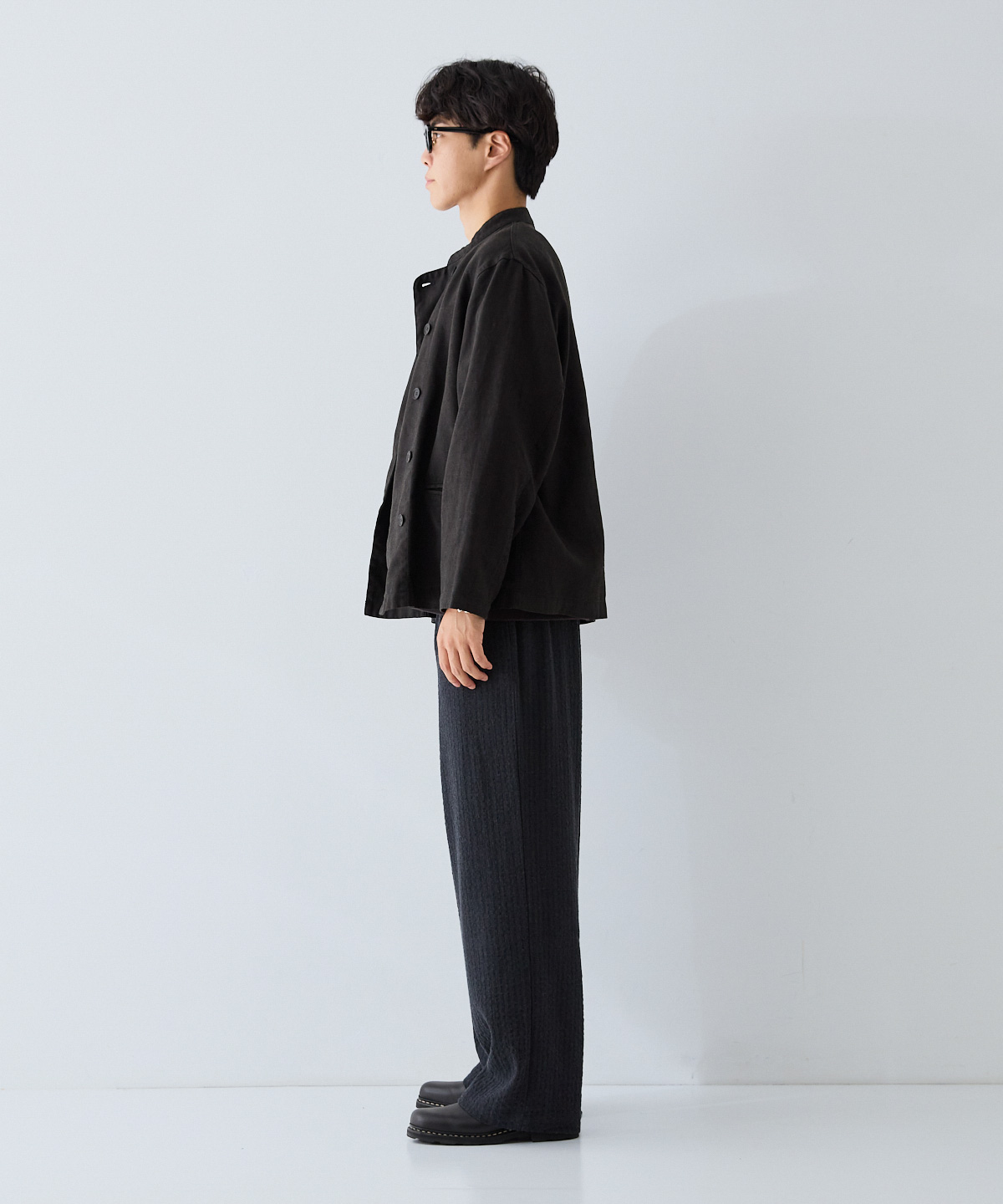 【美品】nest Robe CONFECT ブラックリネン クック ジャケット リネンダック クックジャケット｜nest Robe / CONFECT ONLINE SHOP