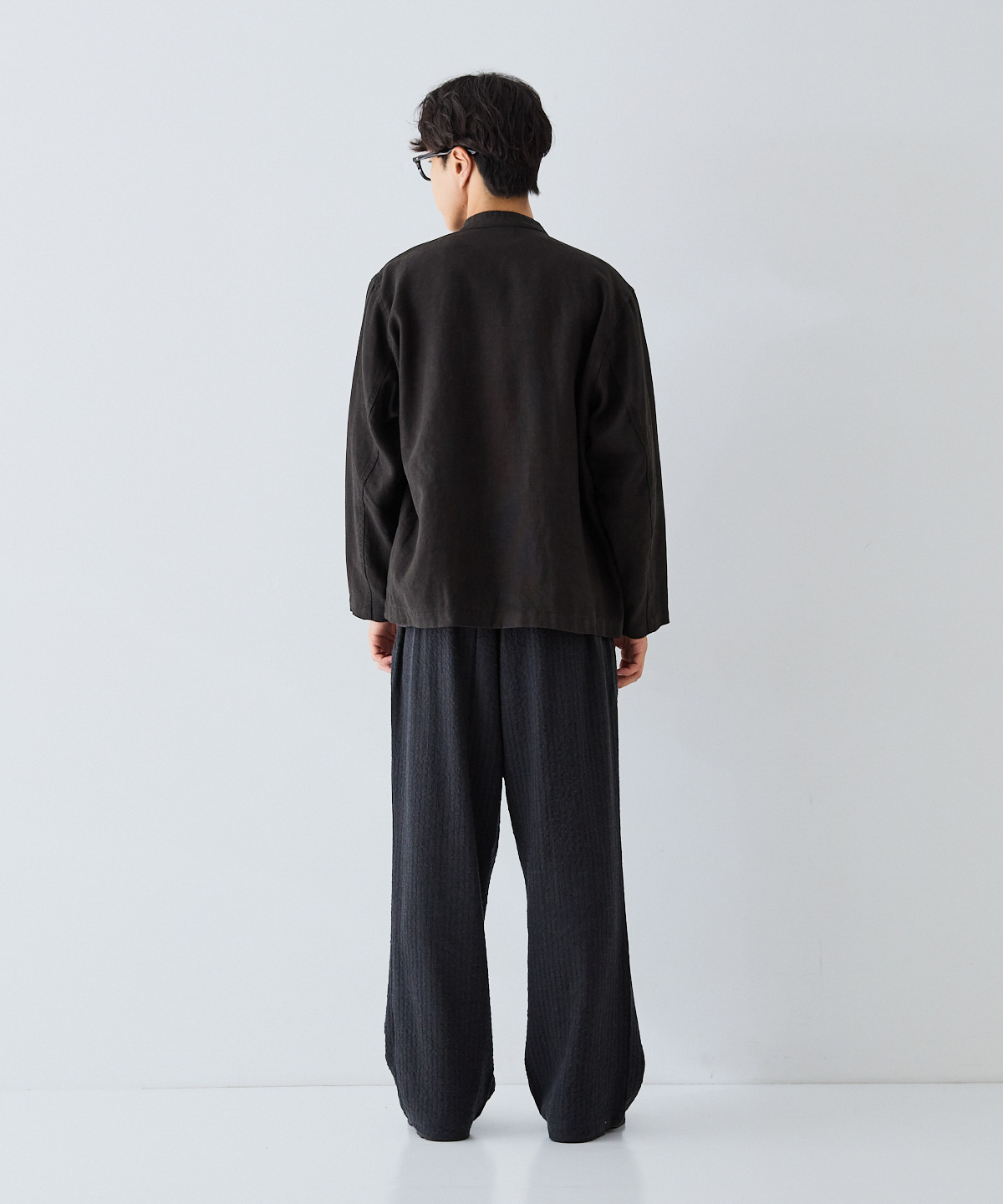 【美品】nest Robe CONFECT ブラックリネン クック ジャケット リネンダック クックジャケット｜nest Robe / CONFECT ONLINE SHOP