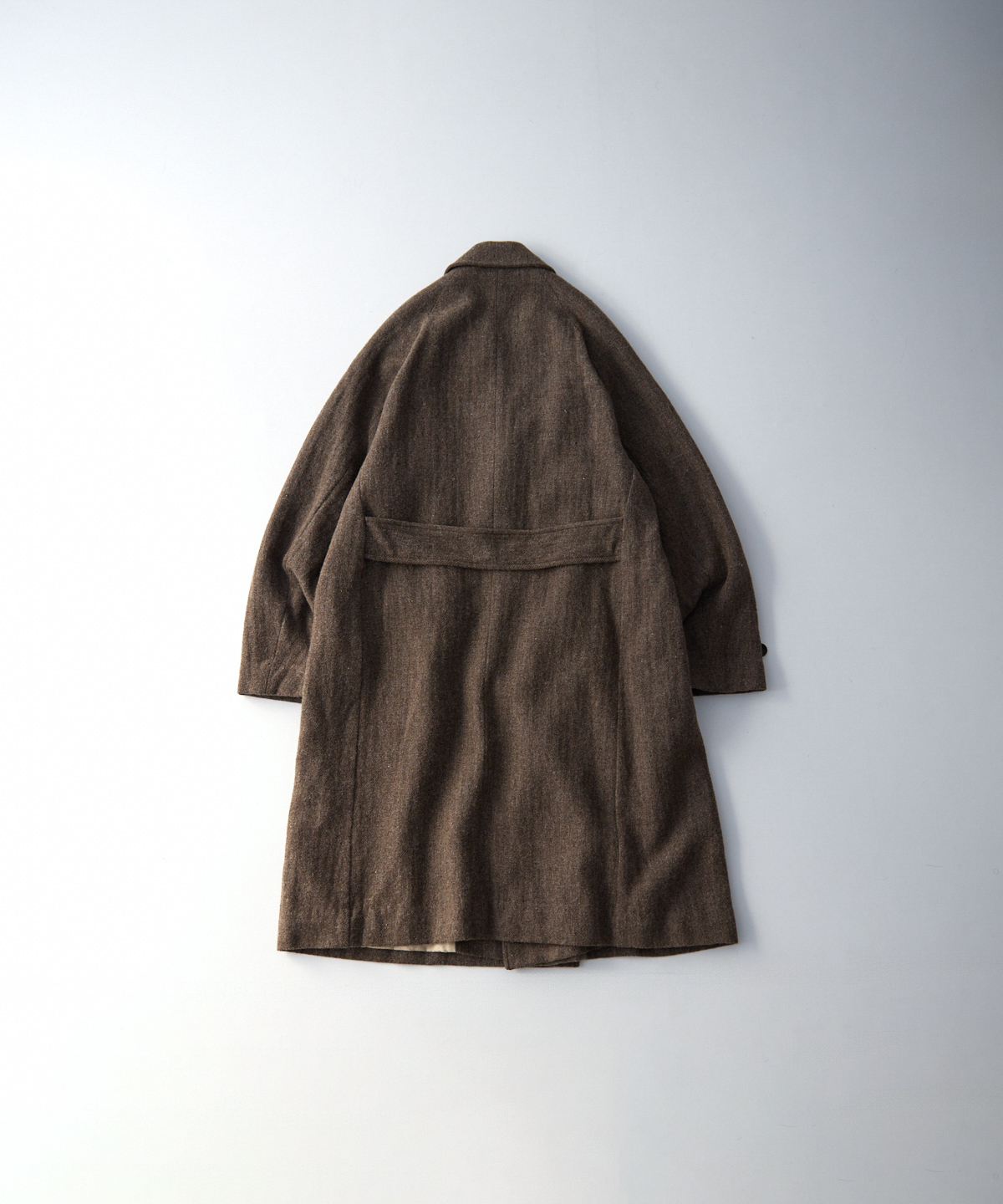 ウールリネン ソフトツイード ラグランコート｜nest Robe / CONFECT