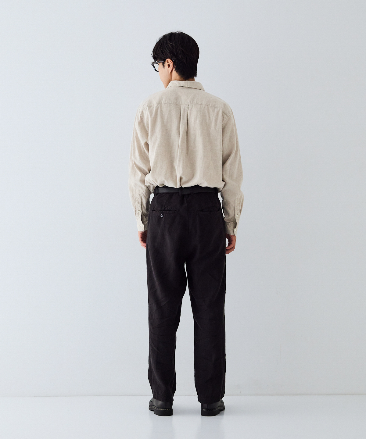 起毛リネン タックトラウザーズ｜nest Robe / CONFECT ONLINE SHOP