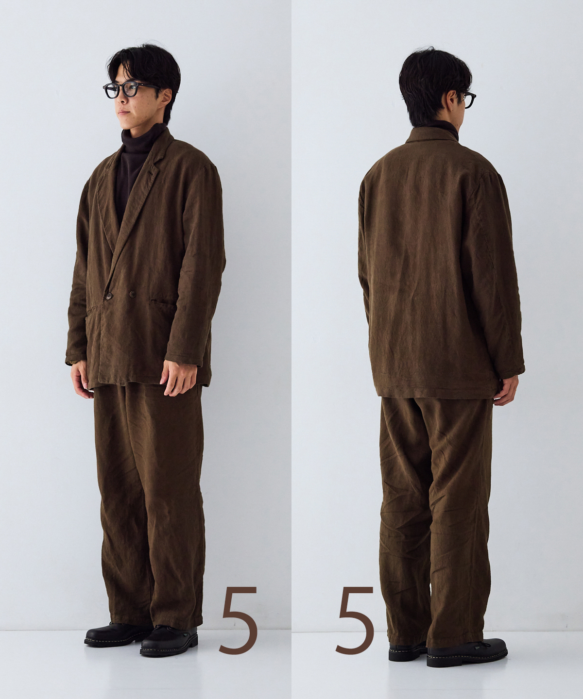 CONFECT起毛リネン インタックトラウザーズ サイズ3 起毛リネン タックトラウザーズ｜nest Robe / CONFECT ONLINE SHOP