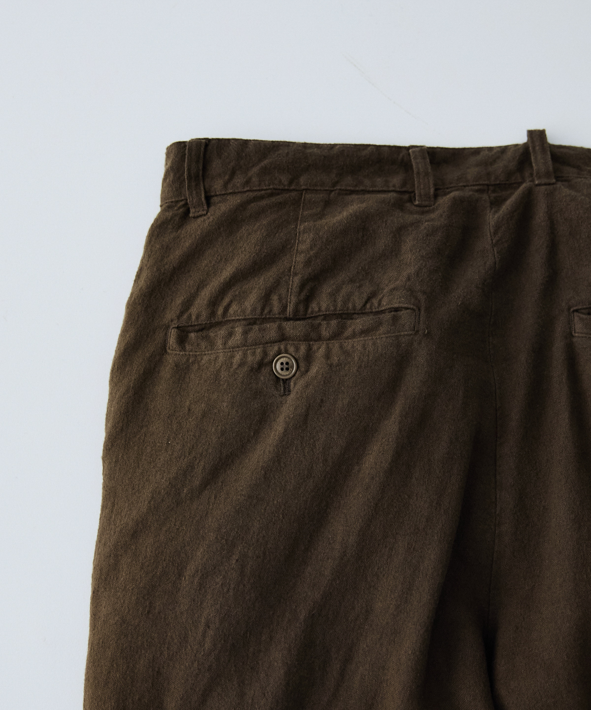 起毛リネン タックトラウザーズ｜nest Robe / CONFECT ONLINE SHOP