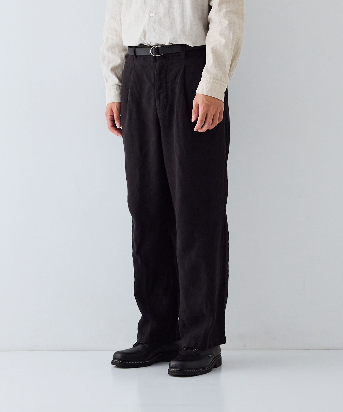 起毛リネン タックトラウザーズ｜nest Robe / CONFECT ONLINE SHOP