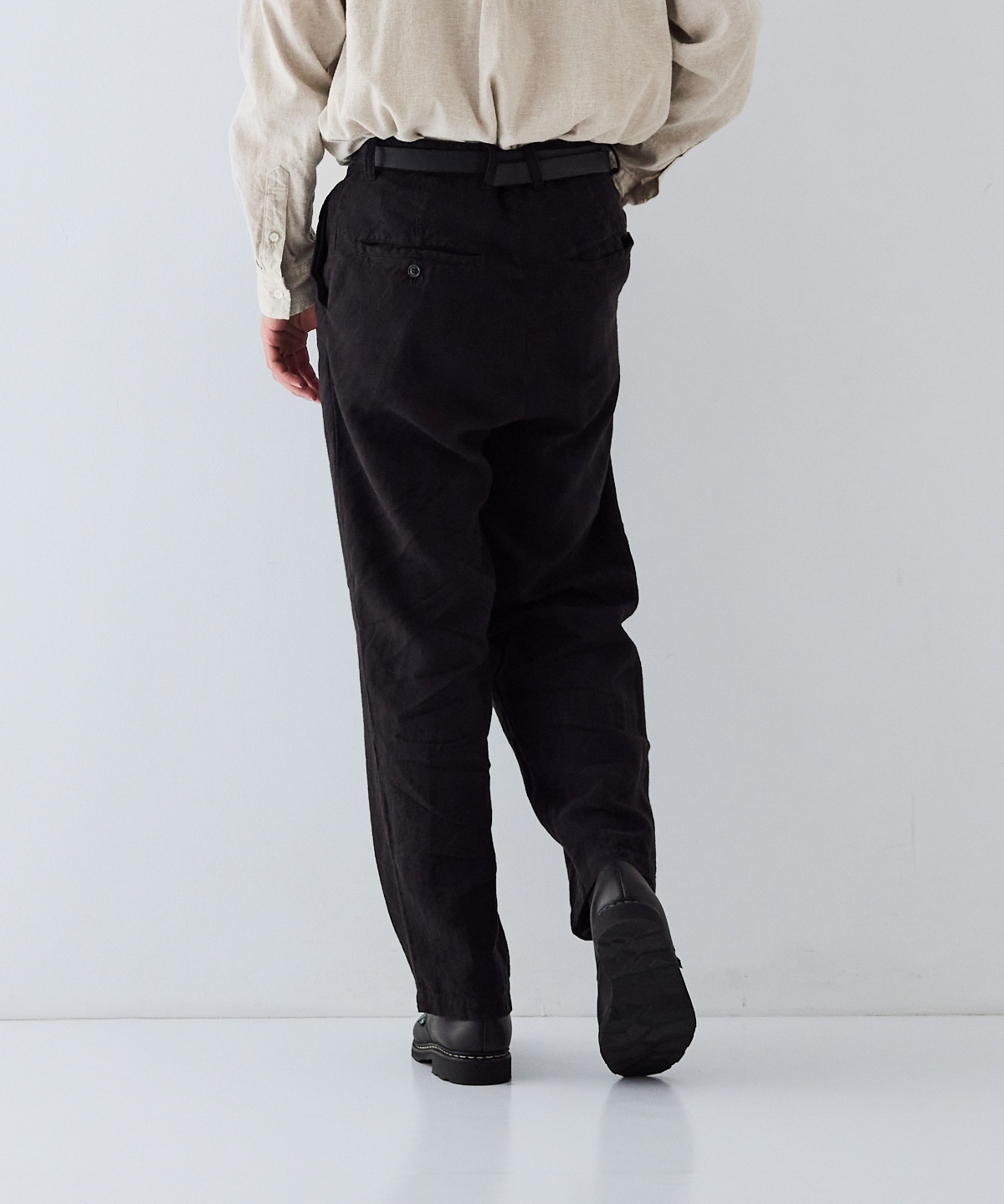 起毛リネン タックトラウザーズ｜nest Robe / CONFECT ONLINE SHOP