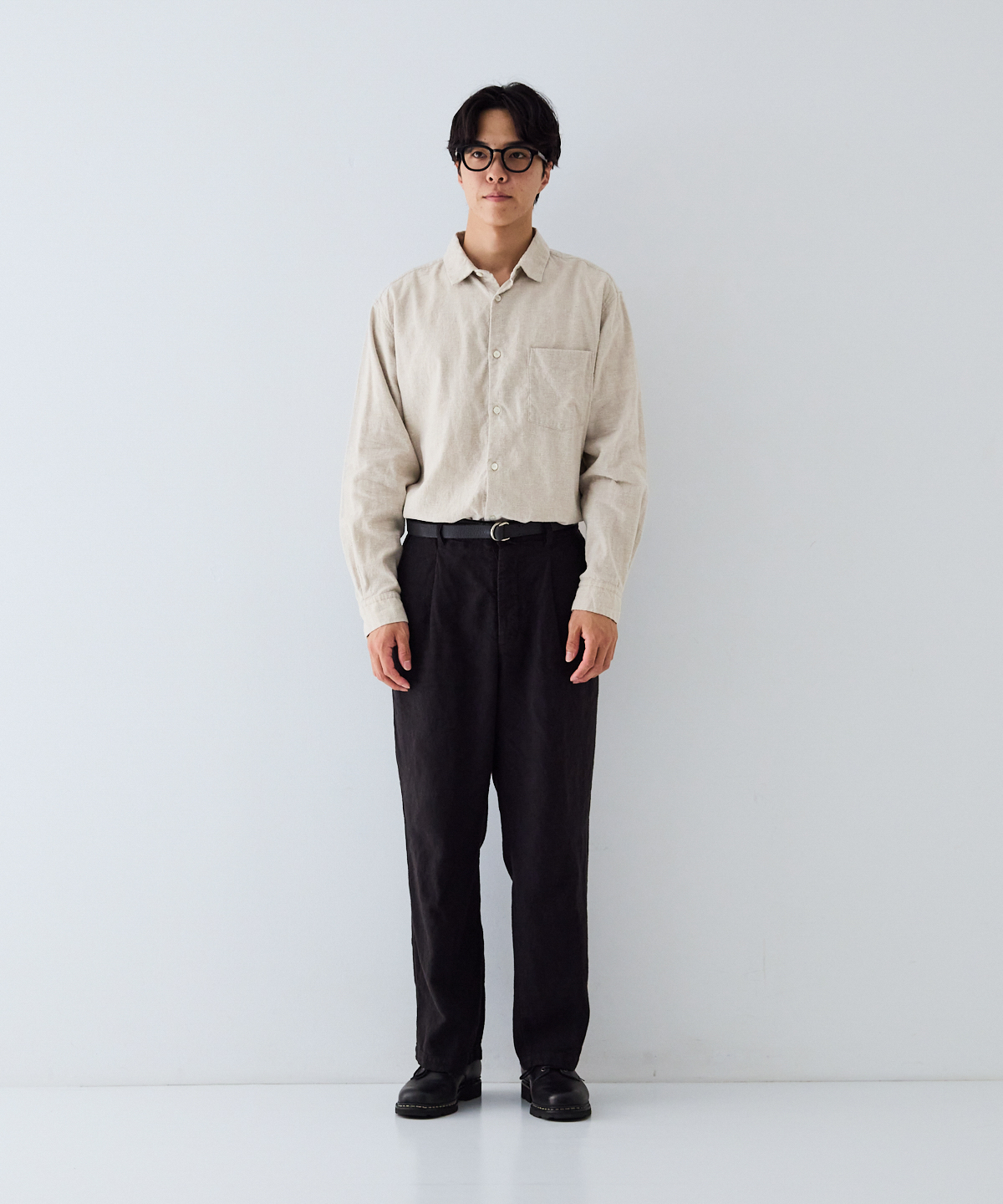 起毛リネン タックトラウザーズ｜nest Robe / CONFECT ONLINE SHOP