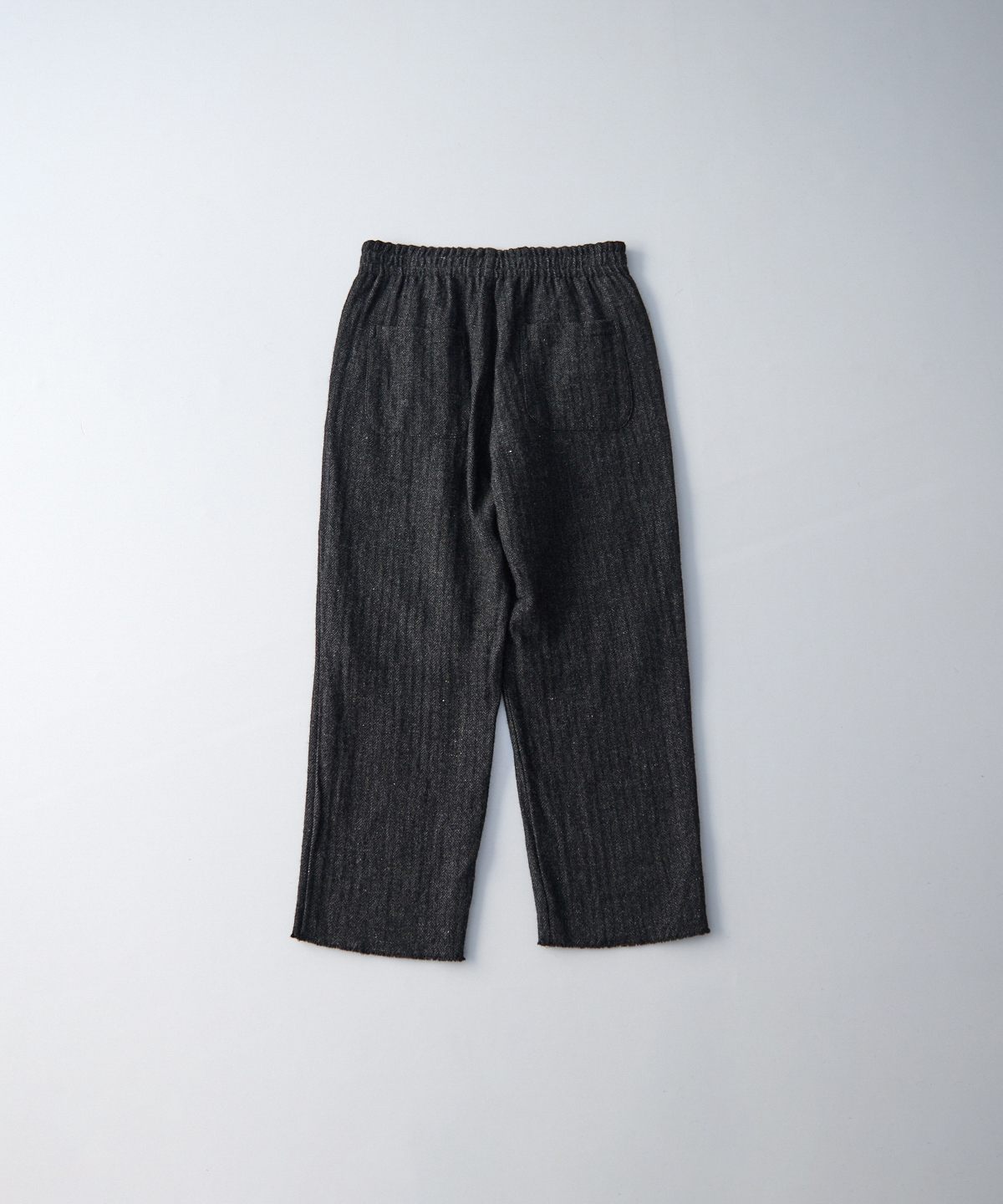 ウールリネン ソフトツイード 2タック イージーパンツ｜nest Robe