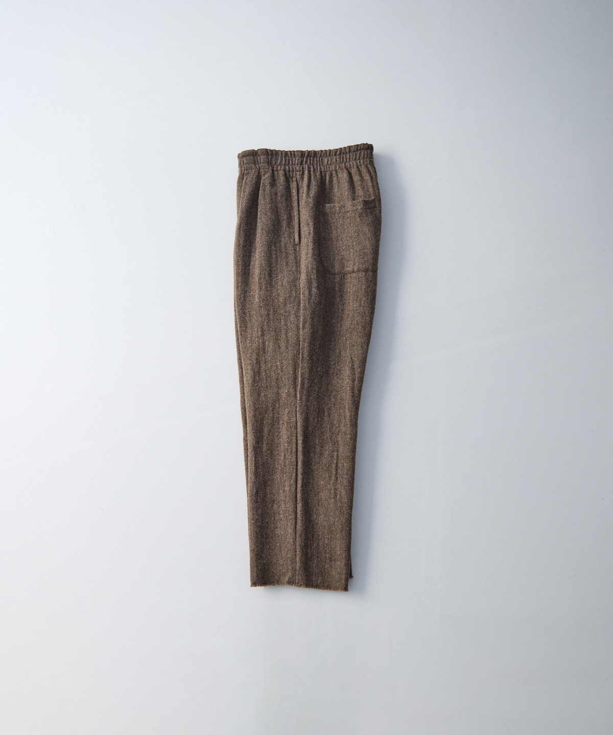 ウールリネン ソフトツイード 2タック イージーパンツ｜nest Robe