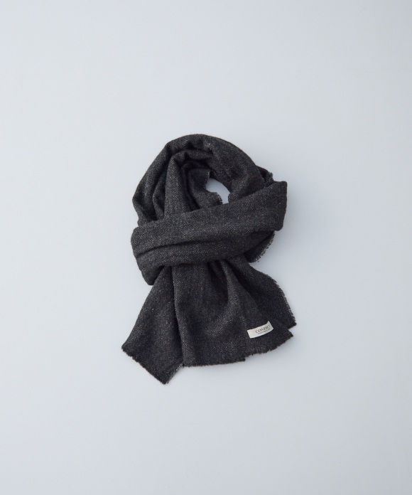 ウールリネン ソフトツイード マフラー