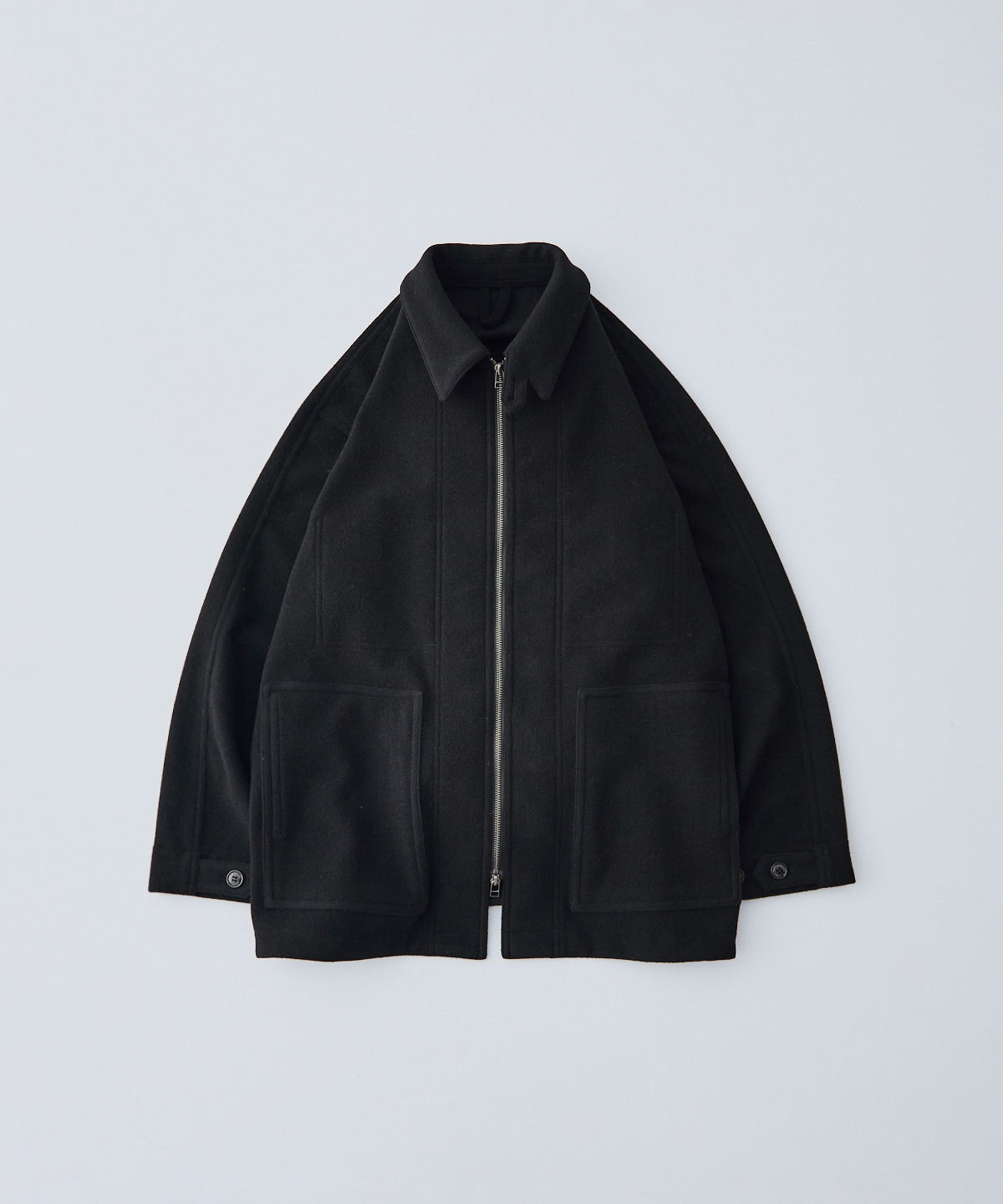 ウールカシミヤフリース ジップアップブルゾン｜nest Robe / CONFECT