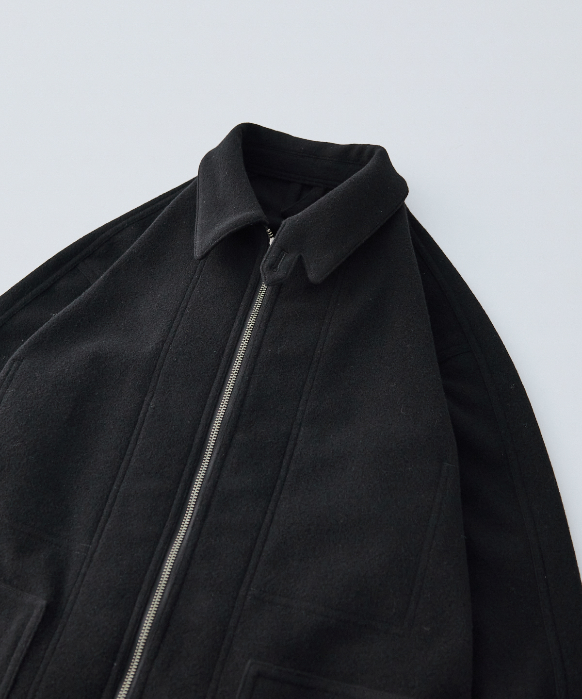ウールカシミヤフリース ジップアップブルゾン｜nest Robe / CONFECT