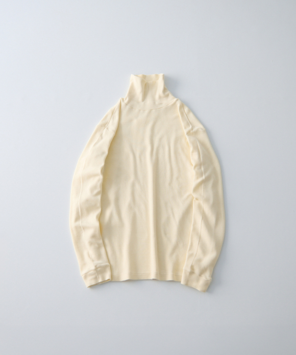 コットンスムース タートルネック プルオーバー