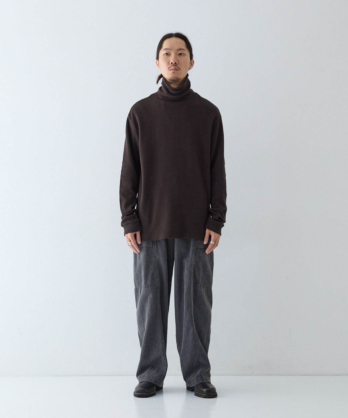 コットンスムース タートルネック プルオーバー｜nest Robe / CONFECT