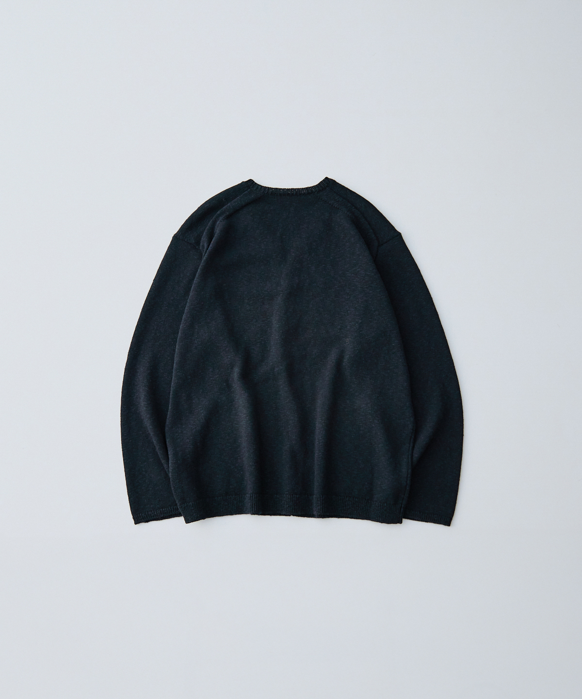 ウールコットン スラブニット キーネックカーディガン｜nest Robe