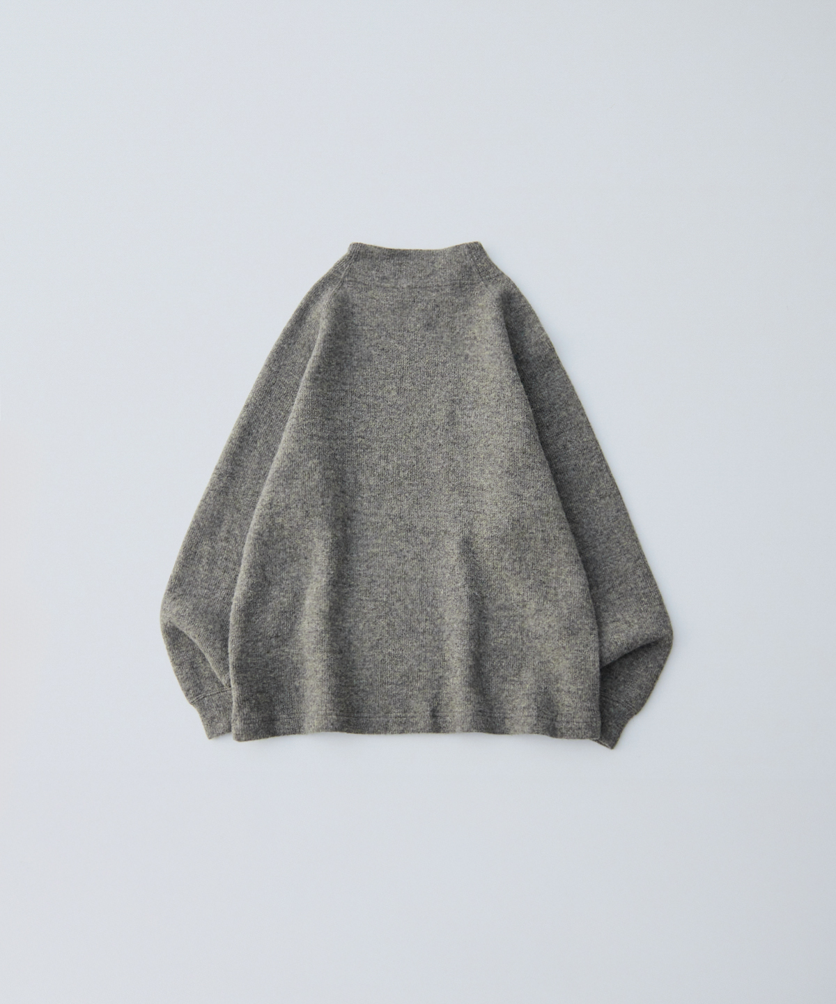 ウールクォーターゲージニット モックネックプルオーバー｜nest Robe