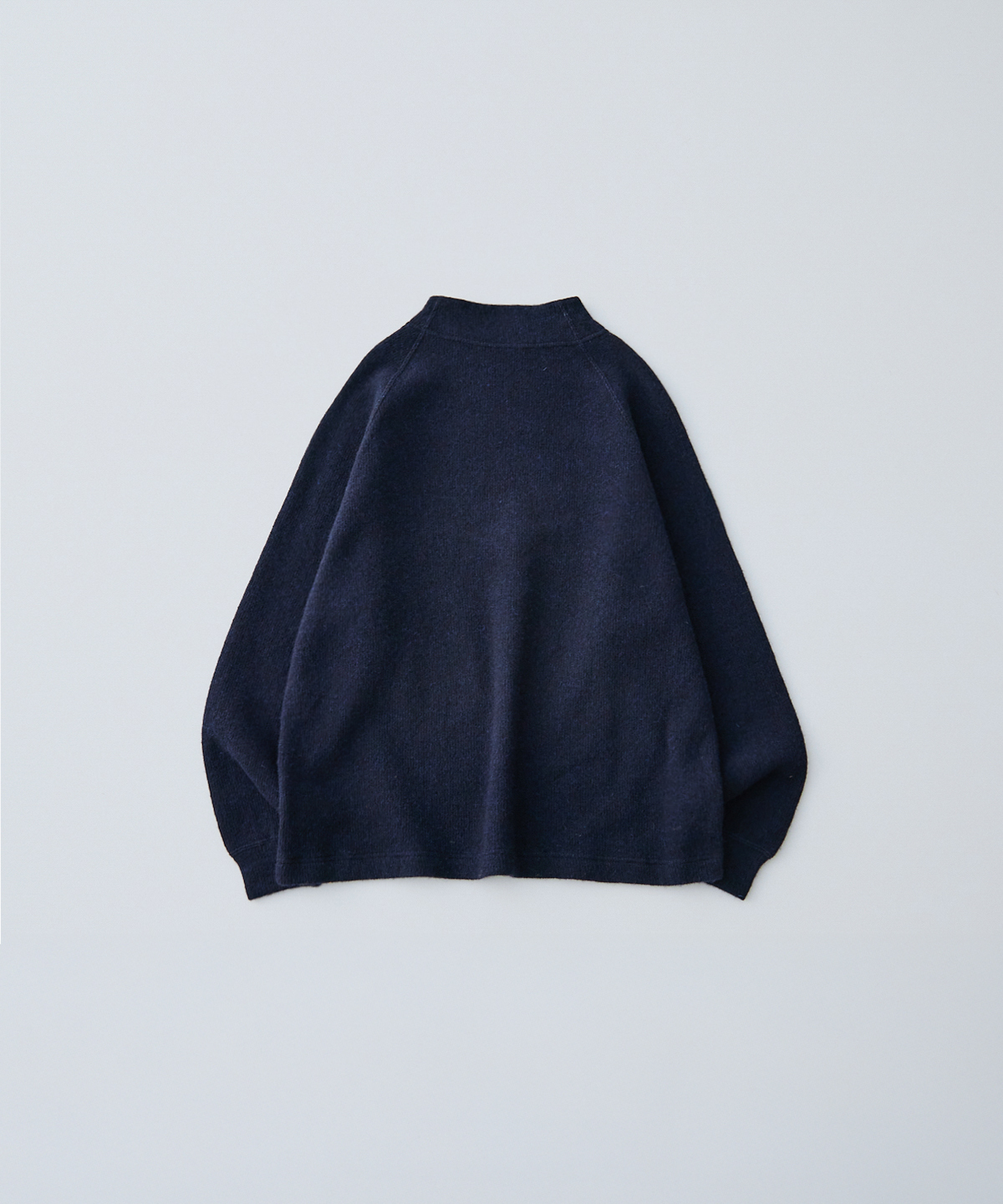ウールクォーターゲージニット モックネックプルオーバー｜nest Robe