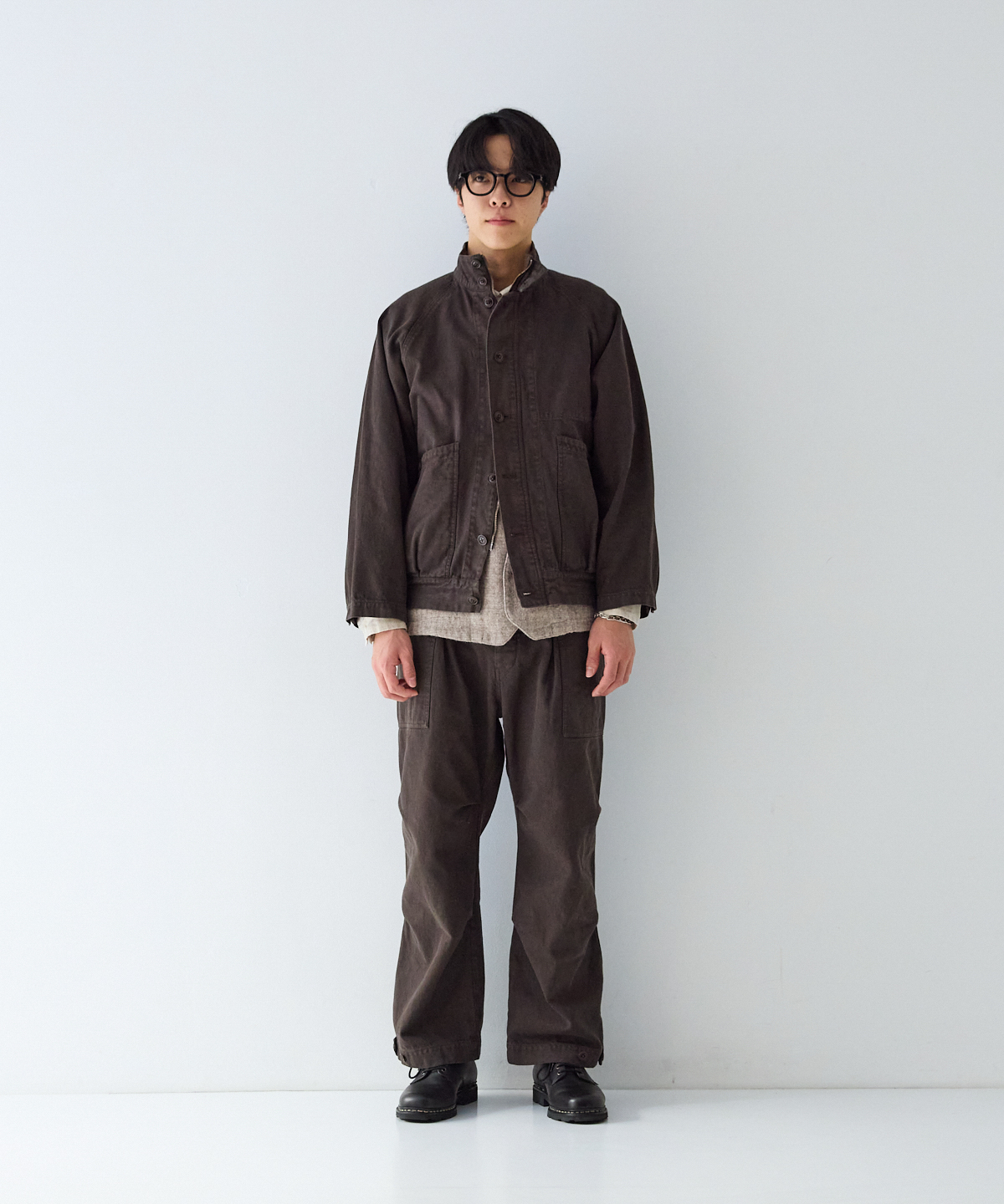 コットンリネン ギャバジン ジップトップ｜nest Robe / CONFECT ONLINE