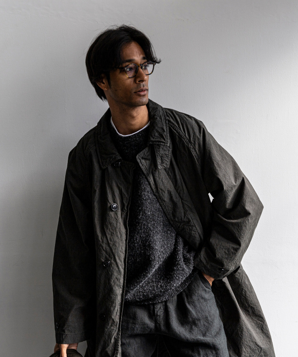 スーピマコットン ステンカラーコート ｜nest Robe / CONFECT