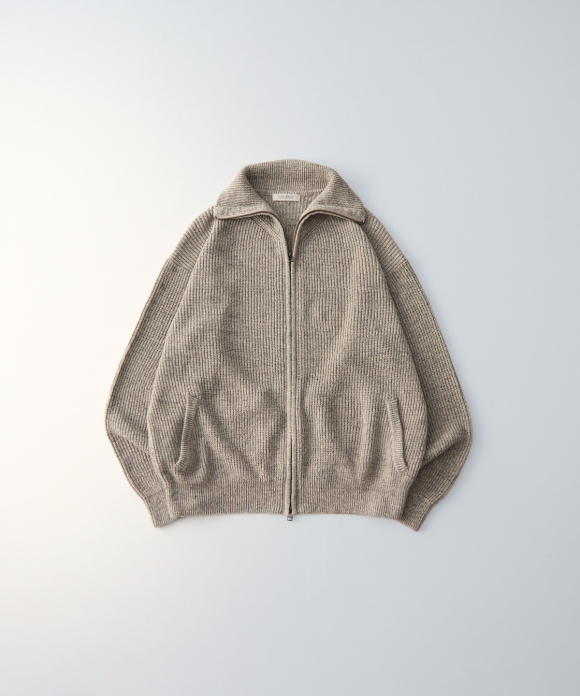 リネンコットンヘンプ ドライバーズニット