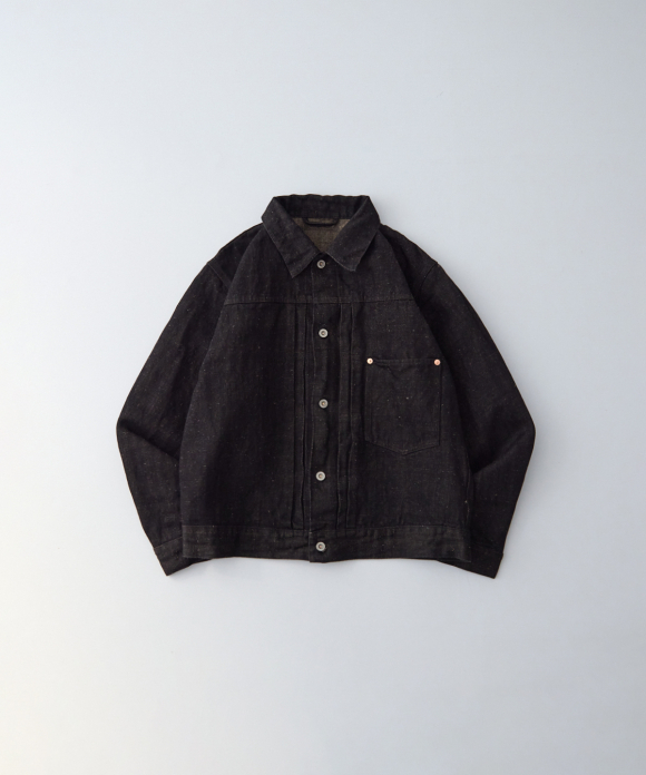 コットンヘンプ デニムジャケット