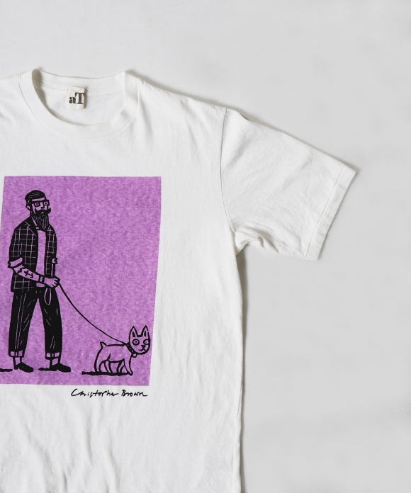 CHRISTOPHER BROWN / DOG WORKING T