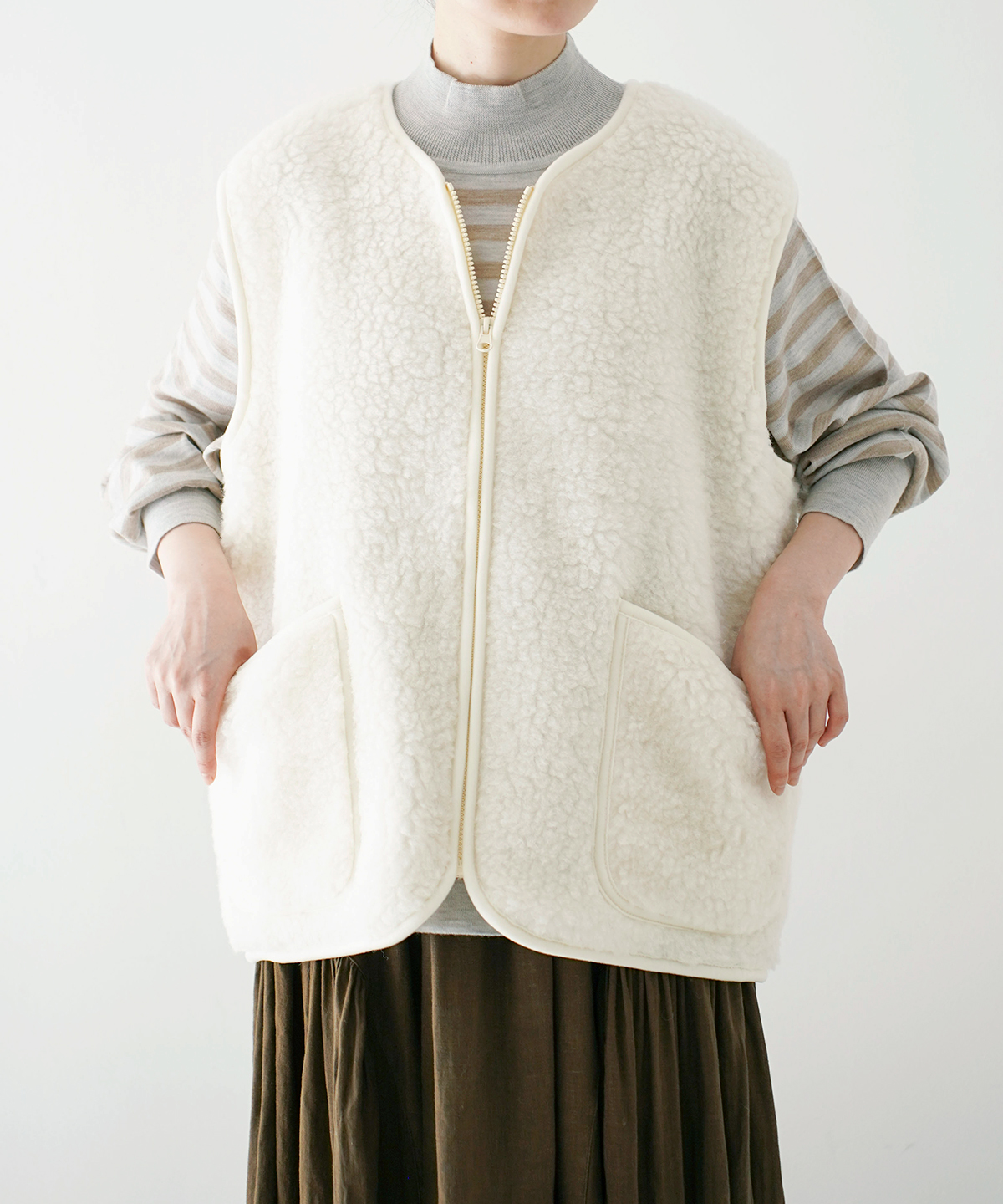 COLDBREAKER】ボアベスト｜nest Robe / CONFECT ONLINE SHOP