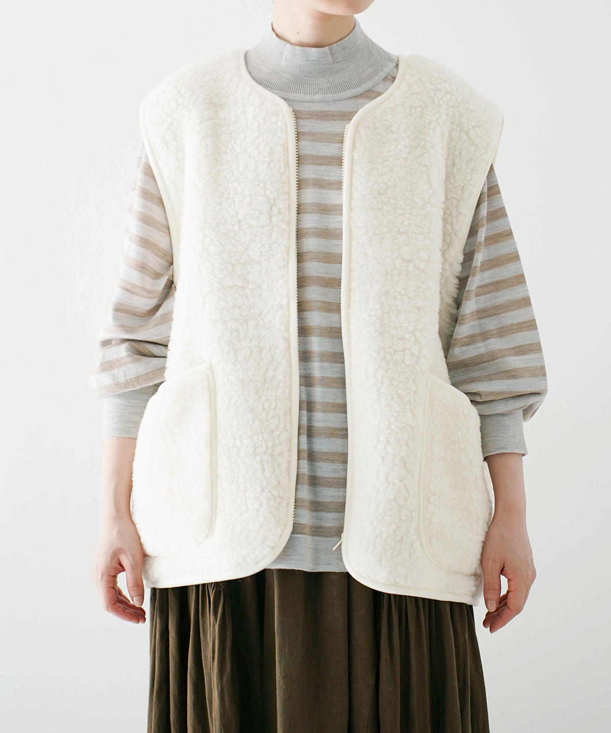 COLDBREAKER】ボアベスト｜nest Robe / CONFECT ONLINE SHOP