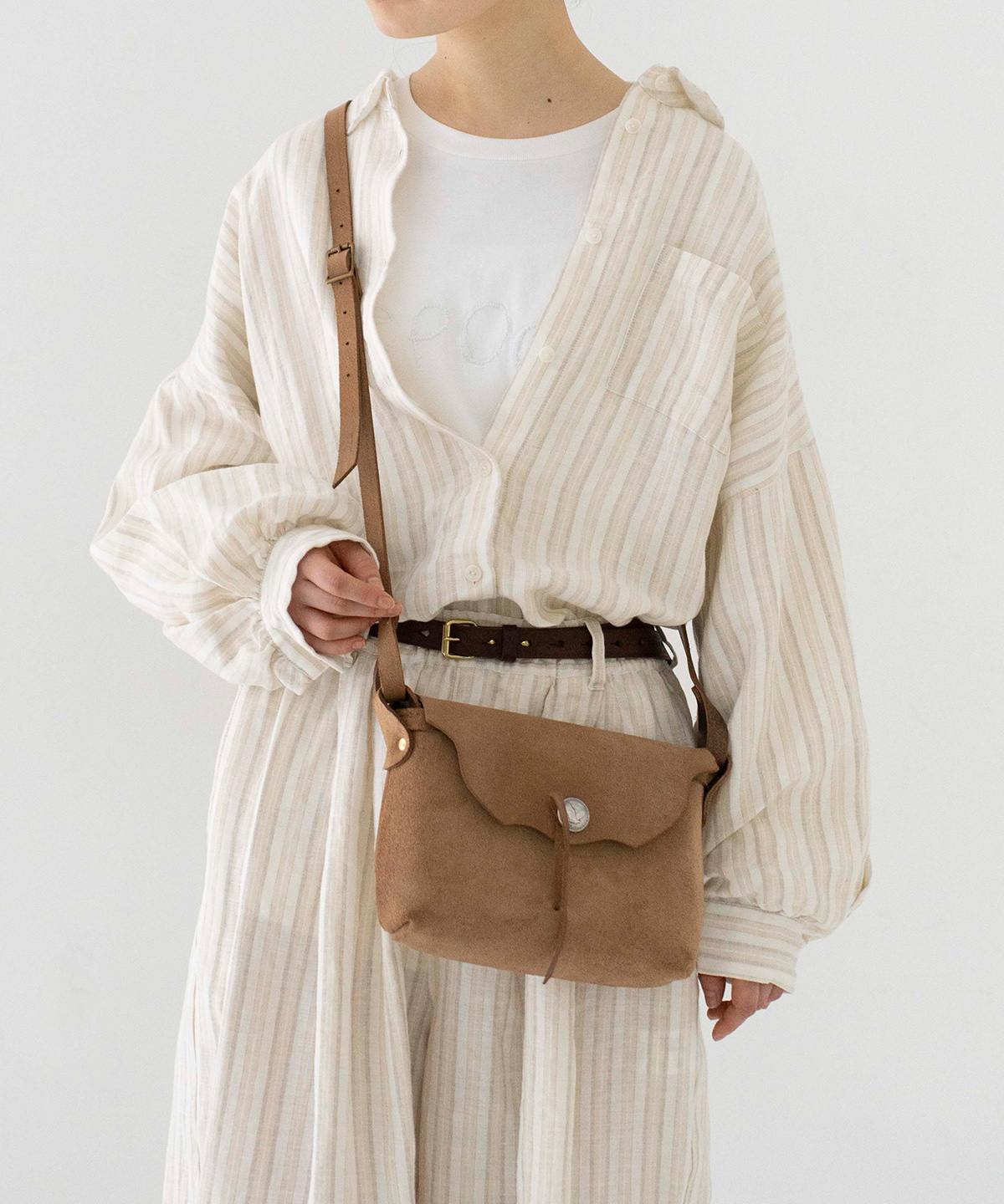 FERNAND LEATHER】コンチョポーチBAG｜nest Robe / CONFECT ONLINE SHOP