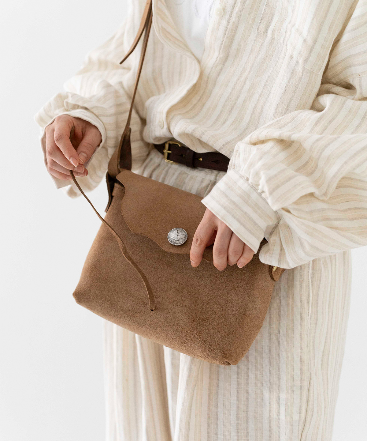 FERNAND LEATHER】コンチョポーチBAG｜nest Robe / CONFECT ONLINE SHOP