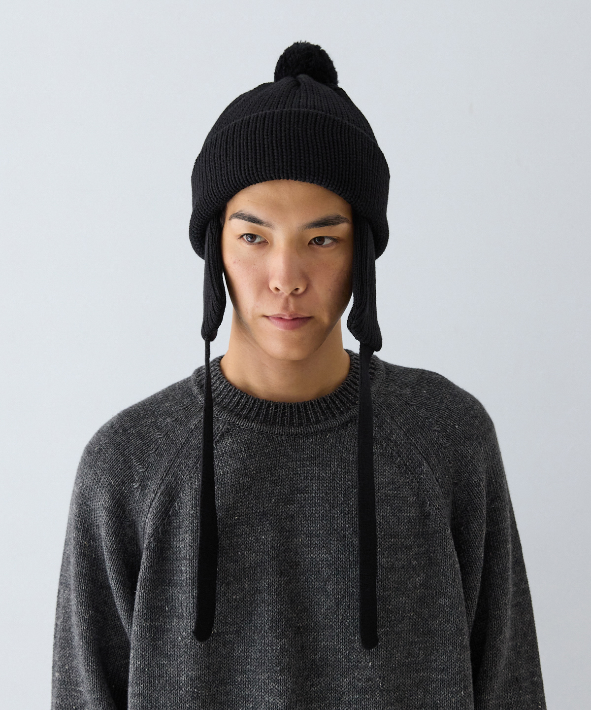 COMESANDGOES / WOOL STANDARD KNIT（梵天,耳付き)｜nest Robe