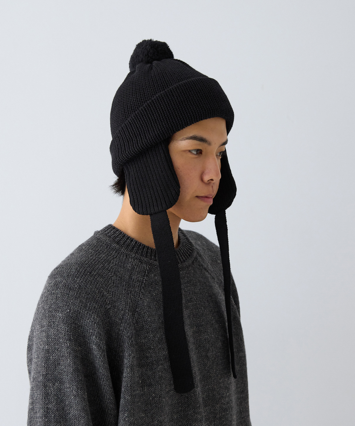 COMESANDGOES / WOOL STANDARD KNIT（梵天,耳付き)｜nest Robe